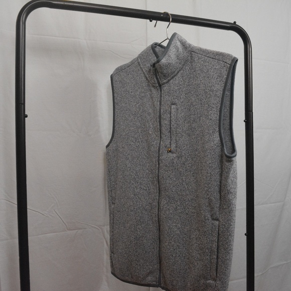 Chaps Sleeveless Grey Vest - Picture 1 of 7